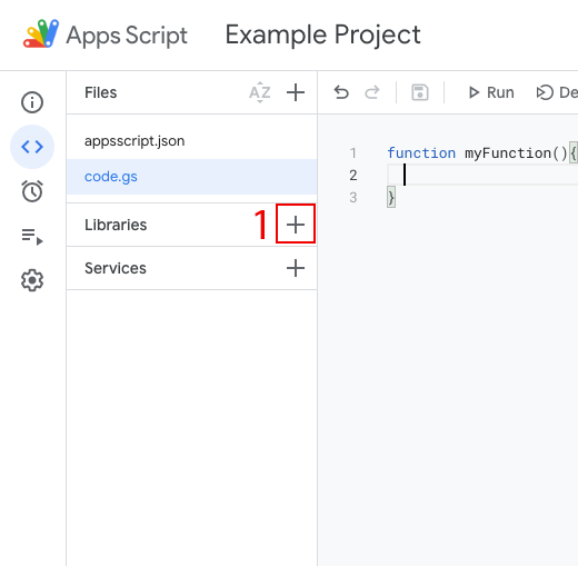 Click the plus in the "Libraries" Pane.